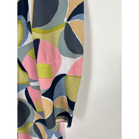 MARNI Multicolor Abstract Printed Half Sleeve Oversized Mini Dress Size … - Picture 4 of 9